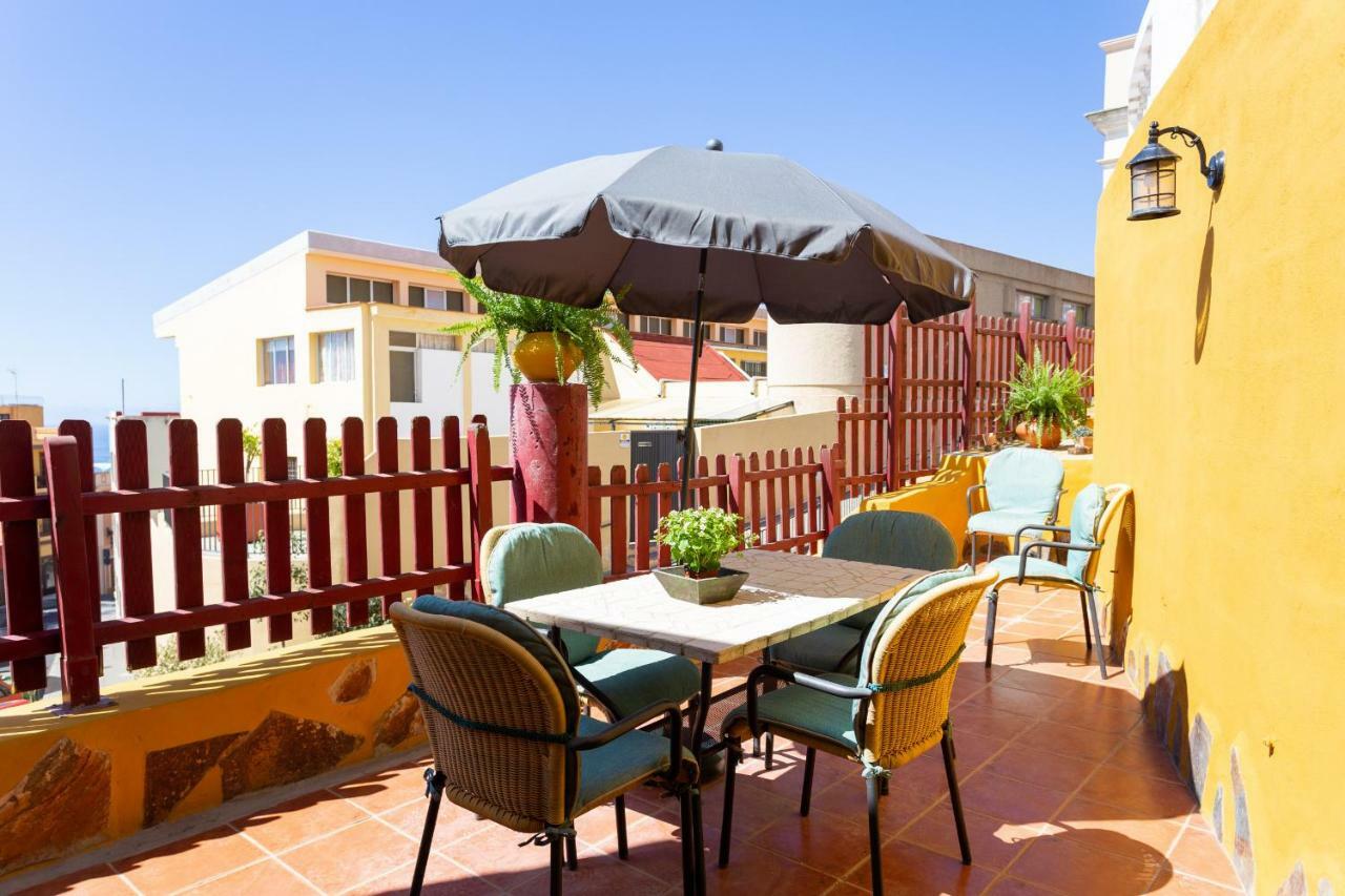 Canarian House With Views And Pool Los Realejos Dış mekan fotoğraf